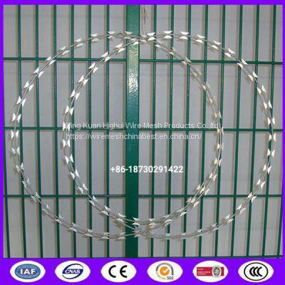 Dannert Razor Barbed Wire Military Prison Barriers Large Coil Blade Wire Fence