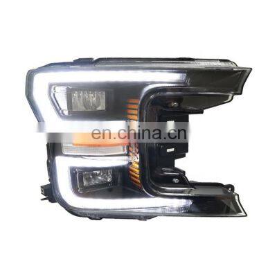 Full LED Headlights For F150 Head Lamp 2018+ Dynamic Turn Signal Lights