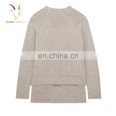 Womens Chunky Cashmere Big Oversized Sweater V Neck photo-5