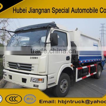 Dongfeng 7cbm compressed garbage transportation truck