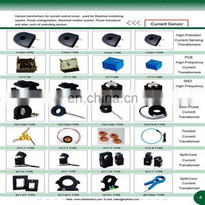 Split Core dc Current Clamp Transducer Flexible Rogowski Coil Current Sensor 1A - 10000A Measurement photo-4