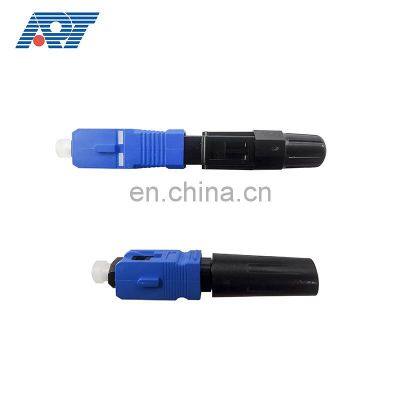 High Quality Less 0.3db Loss Optical Fiber Connector Ftth Solution Sc/apc Sc/upc Fast Connector