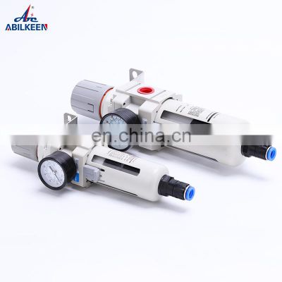 AW3000-02 G1/4 Different Pressure Drain Automatic Air Pressure Air Source Treatment Pneumatic Filter Regulator Air