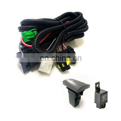 Car Body Parts Fog Light Switch with wire harness Accessories For Toyota Etios