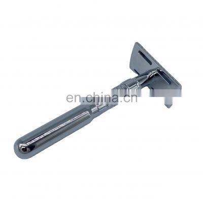 Metal Barber Stainless Steel Double Edge Blade Reusable Safety Razor Shaver