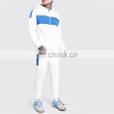 new arriving and design hoodies and joggers plain wholesale men long sleeves hoodies set