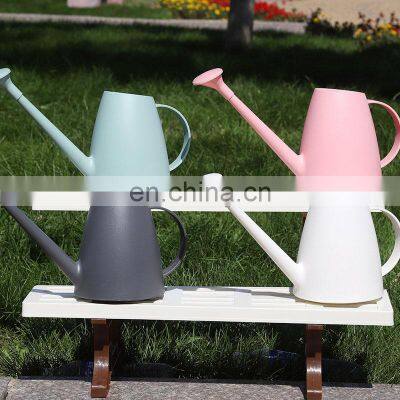 Hot Sale High Quality Elegant Modern Small Custom Pink Plant White Plastic Watering Can photo-3