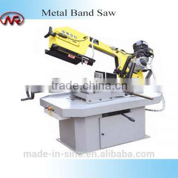 G250B scissor type semi automatic horizontal 250mm metal-cutting bandsaw with swivel head