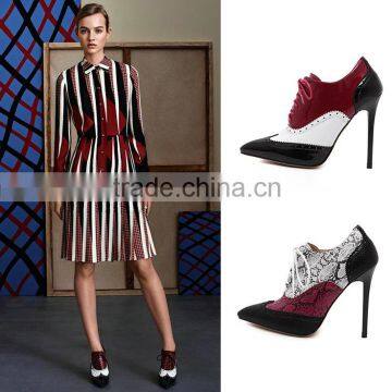 C89233A europea lady fashion high heel shoes hot sale women dress shoes