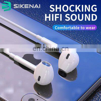 Sikenai 2020 Headset Hands Free Microphone 3.5 mm Wired Earphone for Mobile Phone