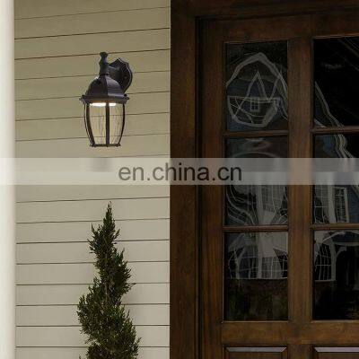 Hot Sale Vintage Antique Decorative External Light Dusk to Dawn Sensor Outdoor Garden Wall Lamp