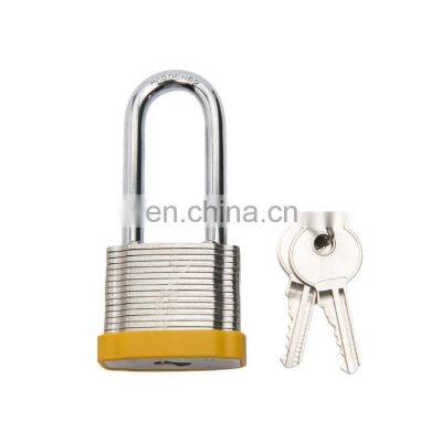 Chinese Supplier Waterproof Long Shackle Safety Laminated Padlock