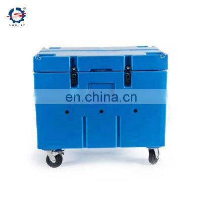 Big capacity 1000L dry ice cooling container dry ice pellet and block reservation pp pe eps high quality