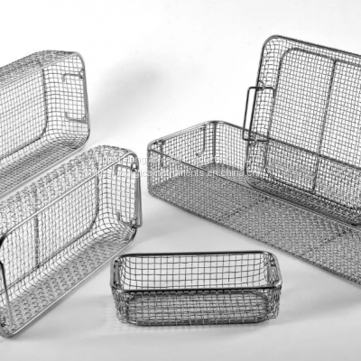 Wire mesh screen baskets Wire Mesh Instrument Sterilization Trays