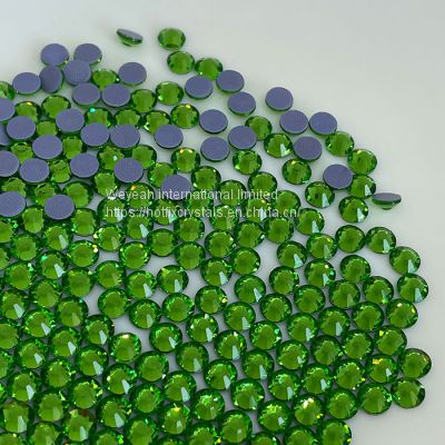 Factory direct sale of  hotfix rhinestones bulk in flat back