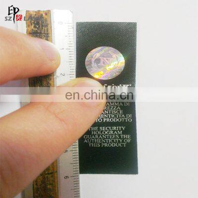 Security Custom Hologram Clothing Label With Company Logo Design photo-4