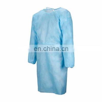 Disposable Protective Gown Uniform Isolation Gown Blue photo-2