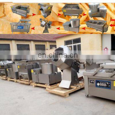 Commercial 100kg/h Semi Auto Frozen Production of Potato Chips Producing Plant Machines French Fries Production Line photo-4