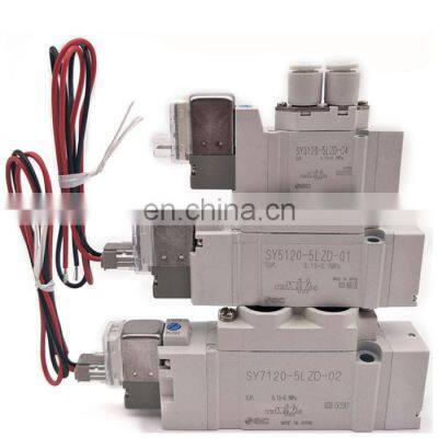 SMC Pneumatic solenoid valve SY51205DZ01DC24V SY5120-5DZ-01 DC24V