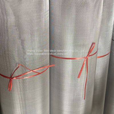 Low Price 80 100 200 Mesh Count 201 304/304L/316/316L Plain Weave Stainless Steel Woven Wire Mesh