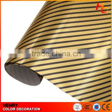 high glossy self adhesive gold metalized decorative pvc film for furniture