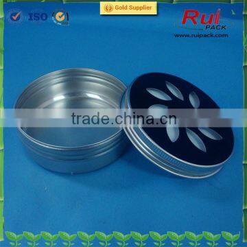 Snap-on Cap Aluminum Jar With Cutout Aluminum Cap photo-2