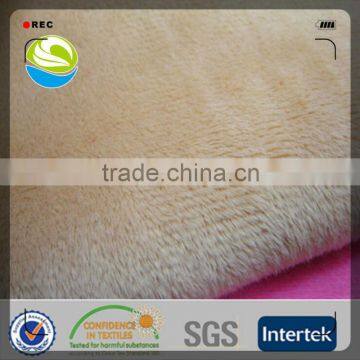 100% polyester warp knitted fabric velvet