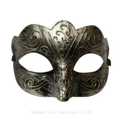 Vintage Bronze Antique Masks - Retro Half Face for Stage, Photography & Halloween