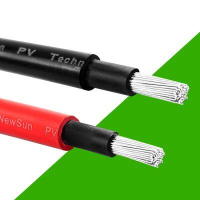 Solar DC 1500V 6mm2 Copper Tinned Cable 10AWG Wiring