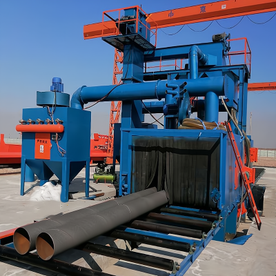 Industrial Automatic Steel Profile H Beam Shot Blast Cleaning Machine