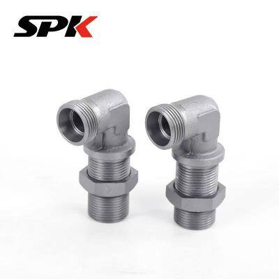 Manufacturer's In-Stock Yonghua Standard Stainless Steel 90° Bulkhead Fittings, Model 6C9, Customization Supported photo-3
