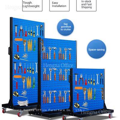 Professional Industrial-Grade Rolling Tool Storage Rack With Adjustable Design