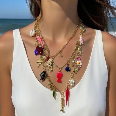 Acessórios de moda, colares à moda, pulseiras, anéis, correntes de cintura