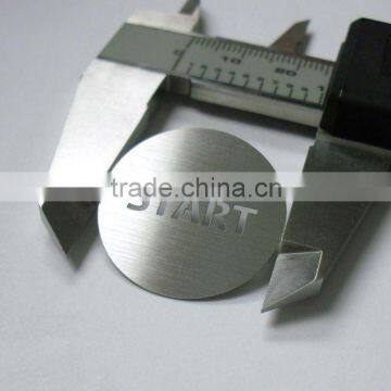 Stainless steel name plate