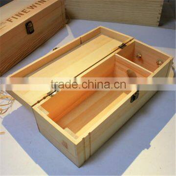 Single Bottle Wooden Wine Box photo-3