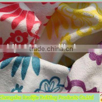 Microfiber warp knitting printed beach towel,customized towel wholesale