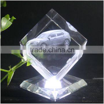 3d laser crystal piezoelectric crystal gift item