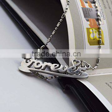 Mothers Day Wholesale Gifts Alphabet Letter Silver Pendant photo-5