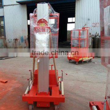 Column Lift Mast Hydraulic Electric Protable Telescopic Elevated One Man Lift Platform/man Lift photo-6