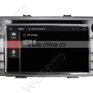 Wecaro Android 4.4.4 Car Stereo 2 Din for Toyota Hilux Car Dvd Android Stereo 2012 2013 2014 photo-6