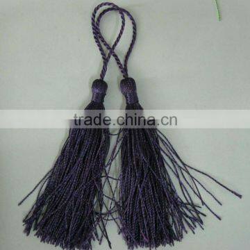 Tassel Fringe Drapery Decoration Garment Chainette 15pcs, Trimmings Tassels Purple Color