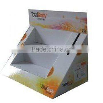 total body cardboard counter display