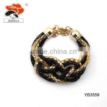 Hot !!Handmade Jewelry Braid Bracelet Rope Mesh Chain Twist Bracelet wholessale