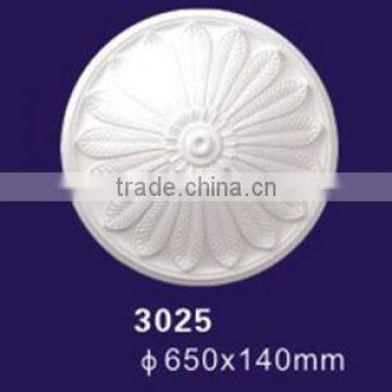 Polyurethane decoration material for home decor decorative PU ceiling medallions