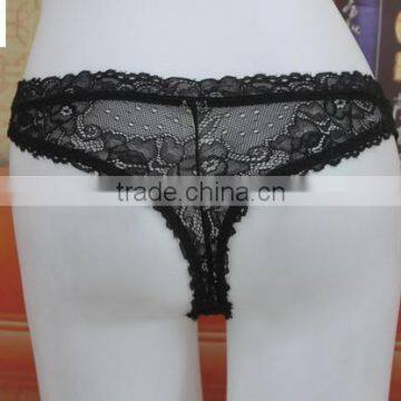 Black Sexy Lace Thong G-string,transparent Panties