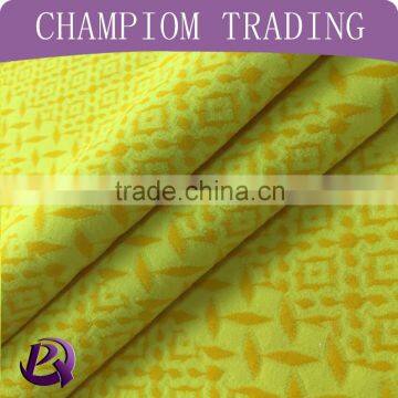 2015 new design polyester cation kintting fabric for gament