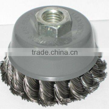 Twisted Knot Wire Cup Brush,CEPILLO DE COPA ENTORCHAD photo-3