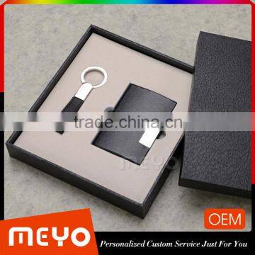 Boxed memento gift set for corporation wedding gift usb keychain holder