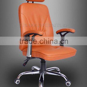 Commcrcial orange high back swivel BOSS leather chair (SZ-OC131-1)