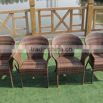 Modern Design Rattan Table and Chair for Outdoor Furniture photo-3